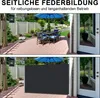 Jopassy Seitenmarkise Ausziehbar Balkon Anthrazit Produktbild-Vorschau 3
