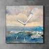 Coloray Uhr auf Leinwand 30x30 cm Wand Uhr Dekoration Produktbild-Vorschau 2