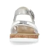 Rieker Damen-Sandalette Silber-Weiß, Farbe:multicolor, EU Produktbild-Vorschau 12