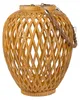LED Solarleuchte, Laterne, Holzoptik, H 24 cm Produktbild-Vorschau 1