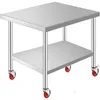 Stół ze stali nierdzewnej VEVOR 762 x 915 mm Stół kuchenny Podgląd zdjęcia produktu 1