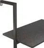 vidaXL Žebříkový regál s 5 policemi černý 64x35x185 cm Náhled obrázku produktu 7