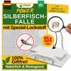 Silberfische Klebefalle mit Spezial-Lockstoff – 15x Fallen Produktbild-Vorschau 1