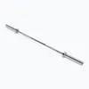 A silver barbell is shown against a white background. Podgląd zdjęcia produktu