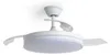 Deckenventilator mit Licht Lautlos DC einziehbare Flügel Produktbild-Vorschau 1