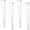 WAGNER Möbelbeine HAIRPIN LEGS Retro 4tlg. Set - 12 x 12 x Produktbild-Vorschau 1