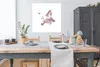 MuchoWow® Poster Karten - Europa - Aquarell - Lila 100x100 Produktbild-Vorschau 3