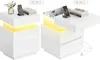 WOLTU Nachttisch mit Ladefunktion und LED-Beleuchtung, Produktbild-Vorschau 1