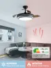Ventilateur de plafond noir mat avec éclairage | Silencieux Voir les images du produit 4
