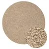 vidaXL Teppich 90 cm Jute-Optik Innen und Außen -  Teppiche Produktbild-Vorschau 10