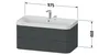 Waschtischunterbau HAPPY D.2 PLUS 975x490mm m UB e Hahnloch Produktbild-Vorschau 4