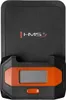 A black and orange fitness device with a digital display and a button. Podgląd zdjęcia produktu