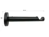 Bastone per tende moderno nero opaco – 120 cm, singolo Anteprima dell’immagine prodotto 5