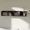 Linder Exclusiv Nástenná polica 79x15x16 cm Čierna Náhľad obrázku produktu 2
