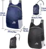 Faltbarer Rucksack 20L Ultraleicht Tagesrucksack Schwarz, Produktbild-Vorschau 6