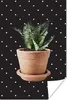 MuchoWow® Poster Pflanze - Blumentopf - Dots 40x60 cm - Produktbild-Vorschau 1