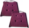 Two purple seat cushions are shown against a white background. Produktbild-Vorschau