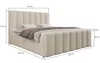 Emlar Boxspringbett Bella MAX 160x200 - Bett mit Matratze Produktbild-Vorschau 6
