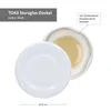 A white lid for a jar is shown, with a close-up view of the sealing compound inside. Produktbild-Vorschau