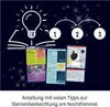 An illustration of an open book with a lightbulb above it, symbolizing an idea or learning. Several informational pamphlets are laid out in front of the book, and numbered circles with arrows suggest a step-by-step process. The background is a dark blue ni Náhled obrázku produktu