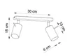 A technical drawing of a ceiling light fixture with dimensions indicated. Náhled obrázku produktu