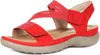 Rieker  Chaussures pour femmes Sandales Rouge Loisirs, Voir les images du produit 9