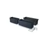 nabbi Plastový balkónový kvetináč DUC400W 39,5 cm - biela Náhľad obrázku produktu 5
