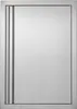 A close-up, front-facing view of a stainless steel grill access door. Náhľad obrázku produktu