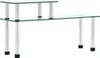 vidaXL Keukenrek, transparant, 45x16x26 cm, hartglas Productafbeelding-voorbeeld 6