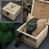 Holzwerk HERSBRUCK Herren Edelstahl & Holz Uhr Chronograph Produktbild-Vorschau 7