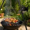 Grillrost Ø600 Mm FEINZ Stativ Mit Kette Winde Edelstahl Produktbild-Vorschau 8
