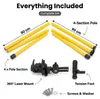 Perche laser télescopique 365–420 cm avec adaptateur Voir les images du produit 5