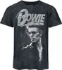 David Bowie T-Shirt Uni Lightning schwarz Band-Merch, Bands Produktbild-Vorschau 1