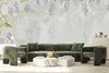 Muralo Vlies Fototapete Für Wohnzimmer BLÄTTER Blumen Beton Produktbild-Vorschau 5