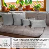 Selfitex 4er Set Cord Kissen inkl. Füllkissen, weich und Produktbild-Vorschau 5
