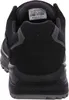 The back view of a black and gray hiking shoe. Voir les images du produit