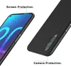 A close-up view of a black phone case, showing its screen and camera protection features. Produktbild-Vorschau