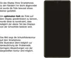 An illustration of a smartphone with text explaining the features of a screen protector. Náhľad obrázku produktu