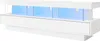 A white TV stand with blue LED lighting. Náhľad obrázku produktu