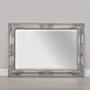 Eleganter Barock-Spiegel BESSA 80x60cm silber-antik Produktbild-Vorschau 2