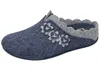 Manitu Damen Hausschuh Pantoffel colorblocking style Herz Produktbild-Vorschau 4
