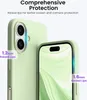 A close-up marketing image showing two phone cases, highlighting their protective raised lips. Anteprima dell’immagine prodotto