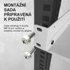 Extralink Police pro Síťový Rozvaděč 1U 250mm 19" Šedá Náhled obrázku produktu 2