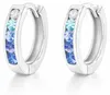 Ohrringe Creolen 925 Silber Zirkonia Damen Mädchen Kinder Produktbild-Vorschau 1