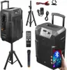 Bluetooth Karaoke Bühne Lautsprecher MANTA LETO 100W MIC Produktbild-Vorschau 1