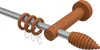 Interdeco Gardinenstange / Vorhangstange Silbergrau / Produktbild-Vorschau 1