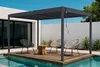PIANA 4x3m selbsttragende bioklimatische Pergola aus grauem Produktbild-Vorschau 1