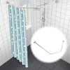 Barre de rideau de douche d'angle - forme en L - acier Voir les images du produit 4