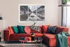 MuchoWow® Poster Aussicht - Berg - Wasser 120x80 cm - Produktbild-Vorschau 2