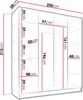 MIRJAN24 Kleiderschrank Santi I, Schlafzimmer, Produktbild-Vorschau 4